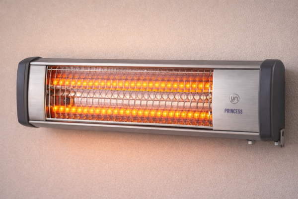 Ngrohës elektrik infrared për mur me rrjetë mbrojtëse, RR46-23, 200V