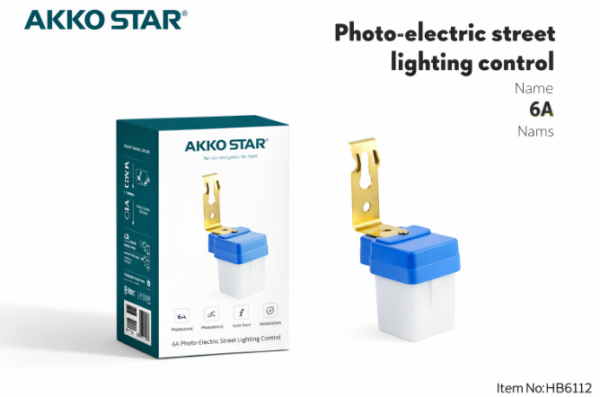 Kontroll i ndriçimit të rrugëve me fotoelektrik