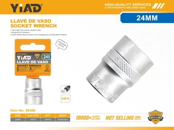 Kapëse Cilindrike për Çelësa Unazë 24mm