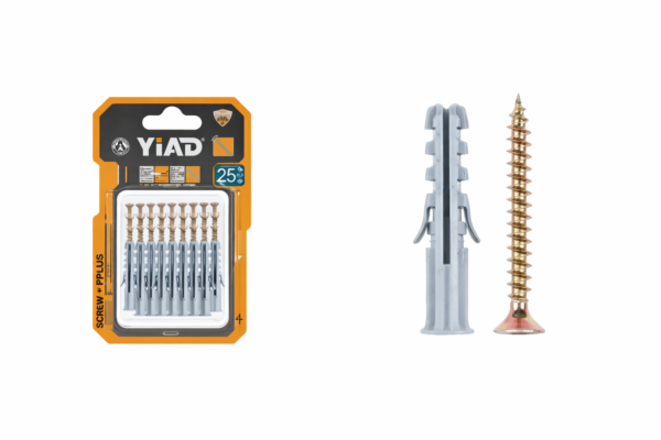 Vida + Tapa Plastike 4×20 mm