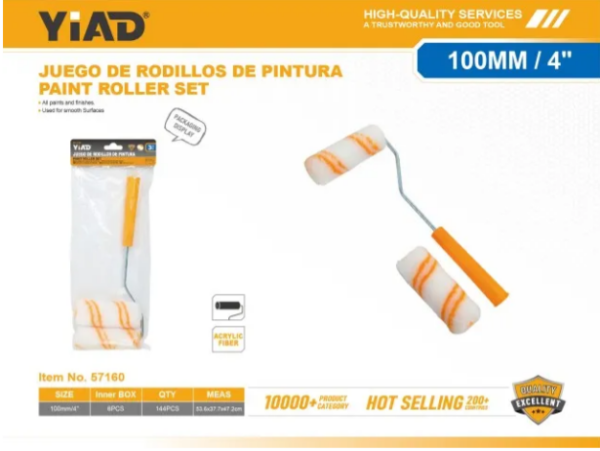 Set rrotullash profesionale për lyerje 57160