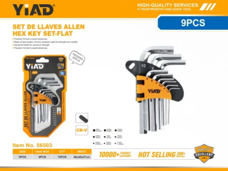 Set profesional çelësash në formë L 56503